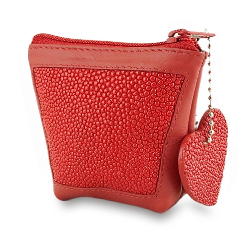 EXOTIC LEATHER GENUINE PREMIUM ACCESSORIES Монетница на молнии с кожей ската