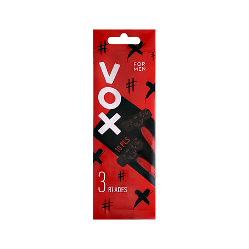 VOX Станок для бритья одноразовый FOR MEN 3 лезвия 10 шт