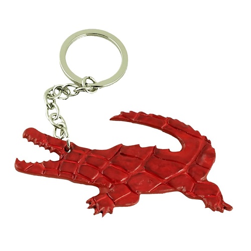 EXOTIC LEATHER GENUINE PREMIUM ACCESSORIES Брелок в форме крокодильчика из кожи крокодила