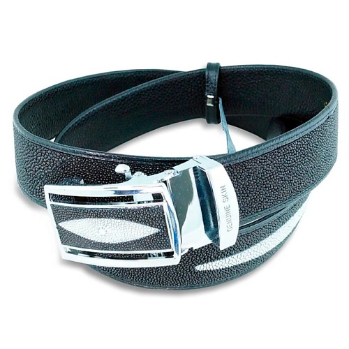 EXOTIC LEATHER GENUINE PREMIUM ACCESSORIES Ремень из натуральной кожи морского ската "3 ската"