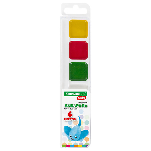 BRAUBERG Краски акварельные KIDS