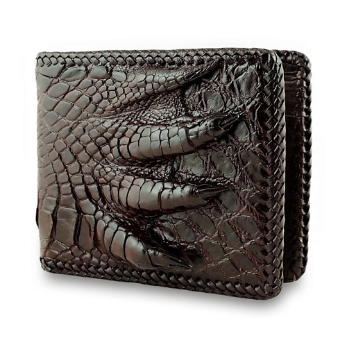 EXOTIC LEATHER GENUINE PREMIUM ACCESSORIES Мужской кошелек из кожи крокодила с лапой