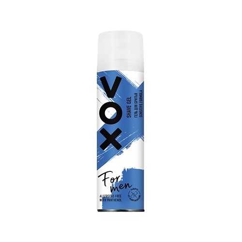 VOX Гель для бритья FOR MEN Для чувствительной кожи 200