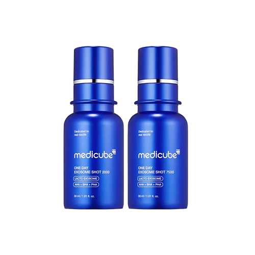 MEDICUBE Набор сывороток для обновления кожи One Day Exosome Shot Duo