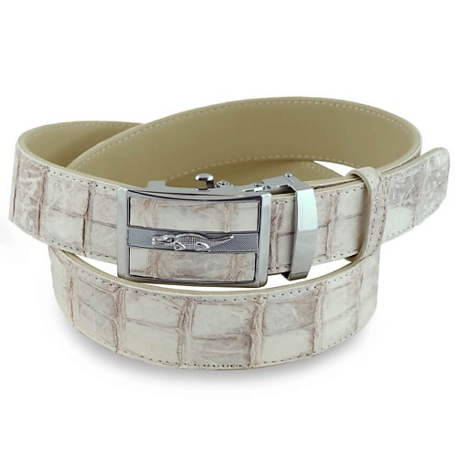 EXOTIC LEATHER GENUINE PREMIUM ACCESSORIES Стильный крокодиловый ремень из брюха