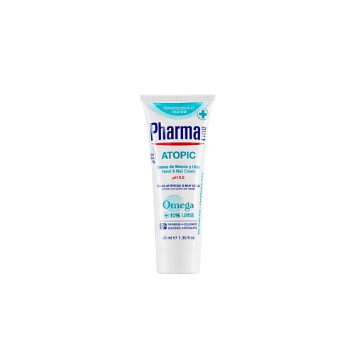 HERBAL Крем для рук и ногтей для сухой и чувствительной кожи Pharma Line Atopic Hand & Nail Cream 40
