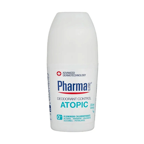 HERBAL Шариковый дезодорант для сухой и чувствительной кожи Pharma Line Atopic Deodorant Control 50