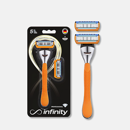 INFINITY Бритва мужская PRO 5 +2 кассеты подарочный набор