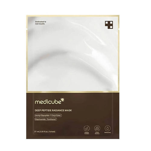 MEDICUBE Маска для сияния кожи Deep Peptide Radiance Mask 27