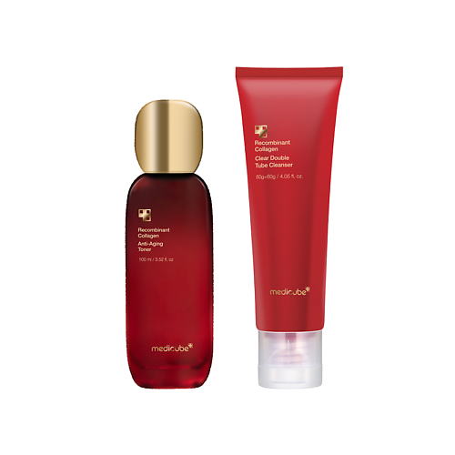 MEDICUBE Набор для антивозрастного ухода Recombinant Collagen Duo
