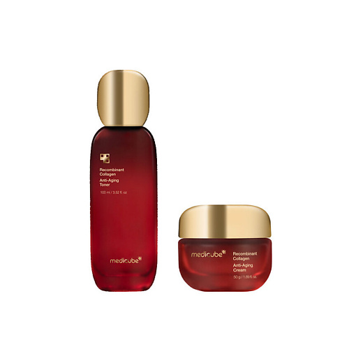MEDICUBE Набор для антивозрастного ухода Recombinant Collagen Duo