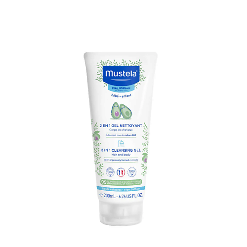 MUSTELA Детский гель для купания 2 in 1 Cleansing Gel