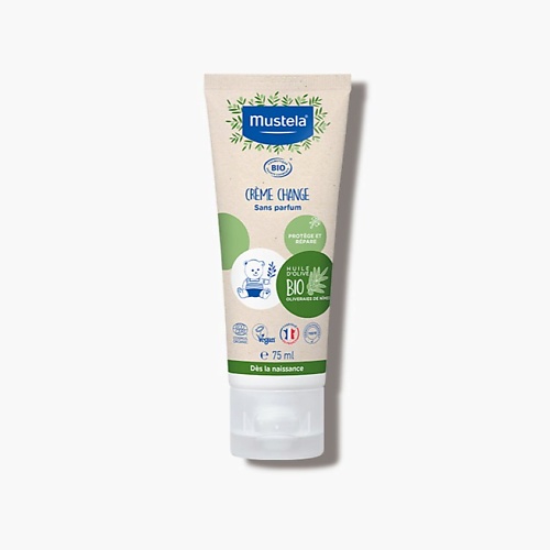 MUSTELA Успокаивающий крем под подгузник Bio Diaper Cream 75