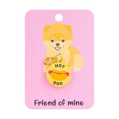 FRIEND OF MINE Аксессуар для ошейника HOT DOG #FOM_fancydoggo
