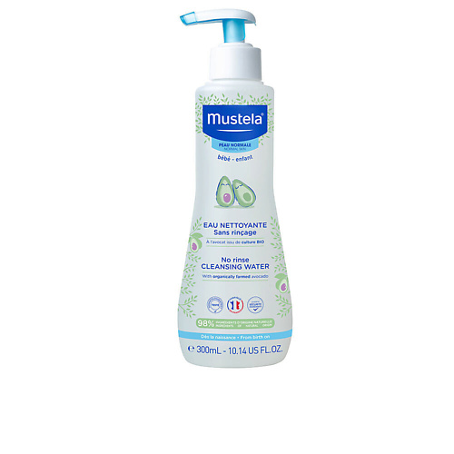 MUSTELA Очищающая вода с экстрактом авокадо No-Rinse Cleansing Water
