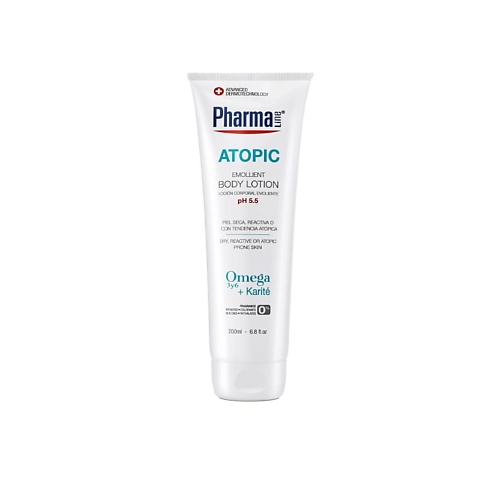 HERBAL Молочко для тела смягчающее для сухой и чувствительной кожи Pharma Line Atopic Body Lotion 200