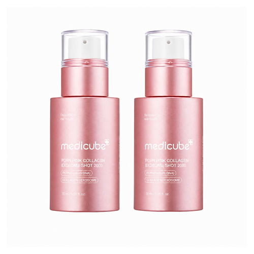 MEDICUBE Набор антивозрастных сывороток PDRN Pink Collagen Exosome Shot 2000