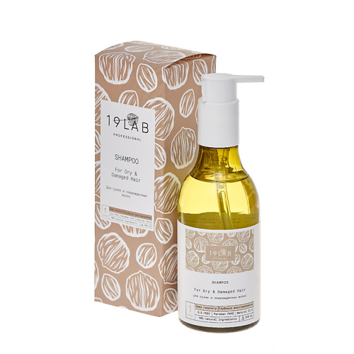 19LAB ON SKIN 19LAB Шампунь для сухих и поврежденных волос "Глубокое восстановление" 250