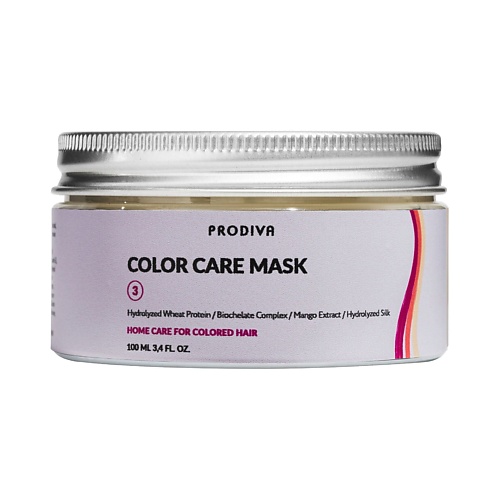 PRODIVA Маска для окрашенных волос COLOR CARE 100