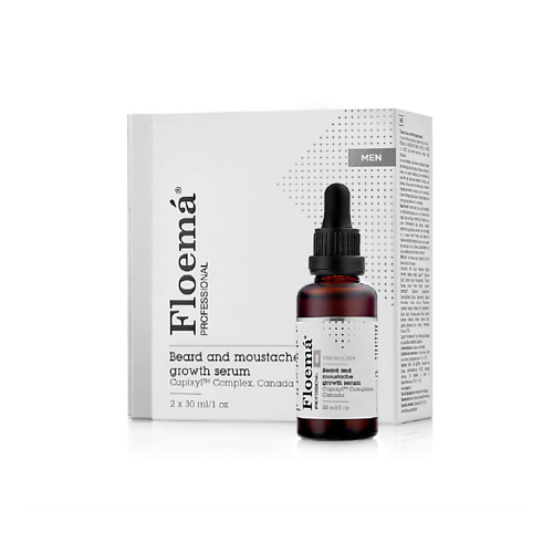 FLOEMA Сыворотка для роста бороды и усов Men Beard and Mustache Growth Serum 30