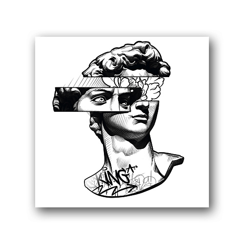 TATTS Переводная тату David 10*10см
