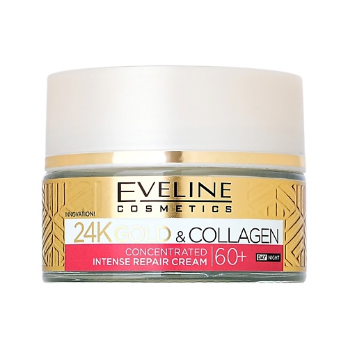EVELINE Крем для лица 24K GOLD & KOLAGEN с коллагеном 60+ 50