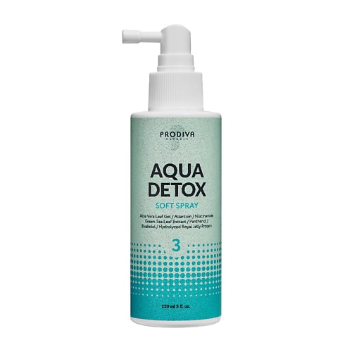 PRODIVA Cпрей для чувствительной кожи головы Aqua Detox Soft Spray 150