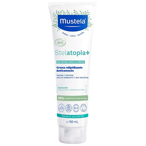 MUSTELA Восстанавливающий крем против зуда и сухости Stelatopia+ Lipid-replenishing 150