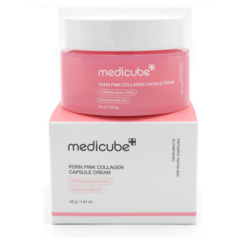MEDICUBE Крем для упругости кожи PDRN Pink Collagen Capsule Cream 55