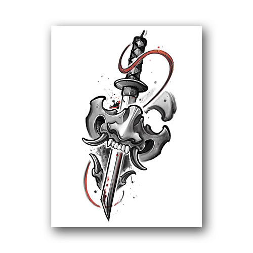 TATTS Переводная тату 10*15см (для взрослых и детей)