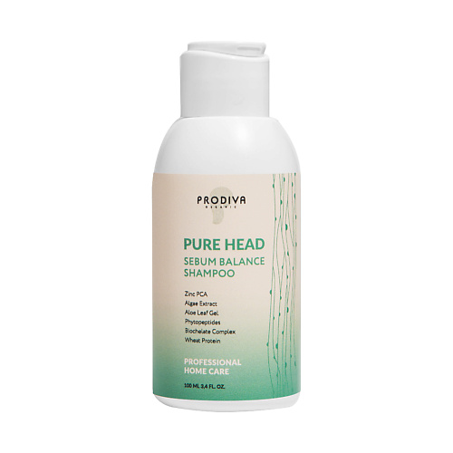PRODIVA Шампунь для жирной кожи головы PURE HEAD SEBUM BALANCE 100