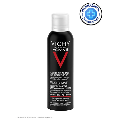 VICHY Пена для бритья против раздражения кожи Homme 200