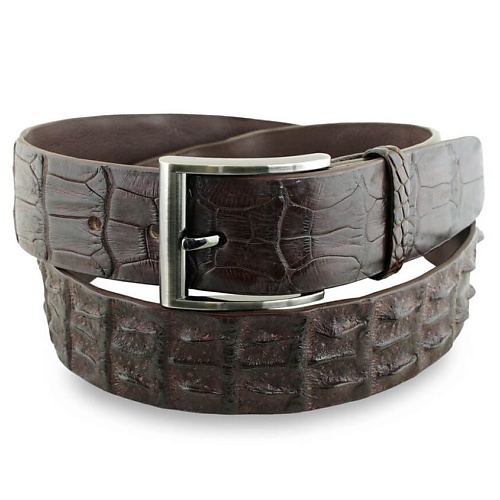 EXOTIC LEATHER GENUINE PREMIUM ACCESSORIES Широкий крокодиловый ремень