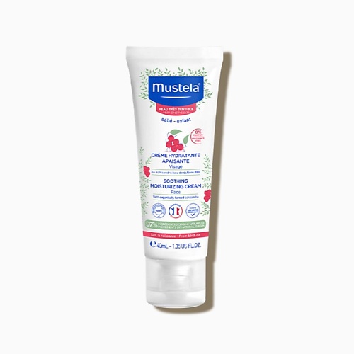 MUSTELA Успокаивающий увлажняющий крем для лица Soothing Moisturizing Cream 40