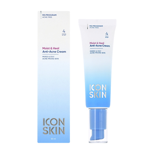 ICON SKIN Крем для лица ANTI-ACNE увлажняющий (для кожи