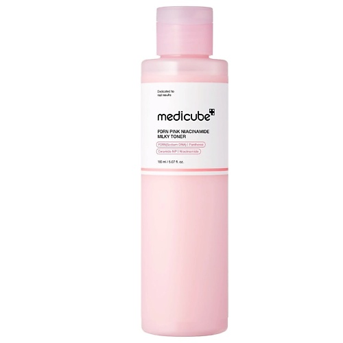 MEDICUBE Молочный тонер с ПДРН и ниацинамидом PDRN Pink Niacinamide Milky Toner 150