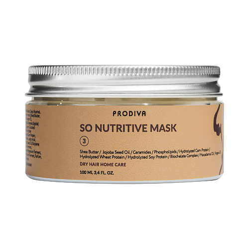 PRODIVA Маска для питания сухих волос SO NUTRITIVE 100