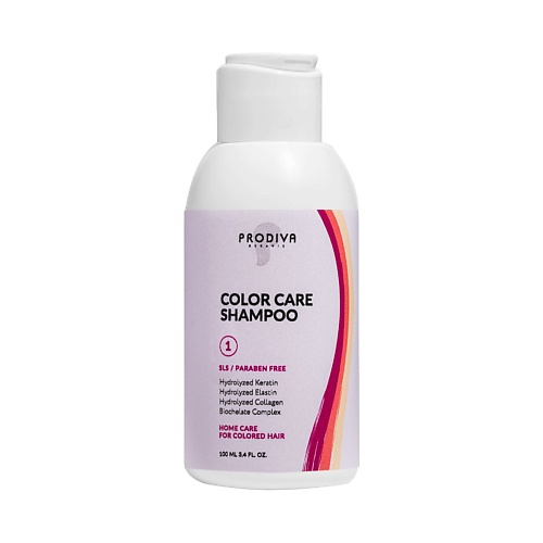 PRODIVA Шампунь для окрашенных волос COLOR CARE 100