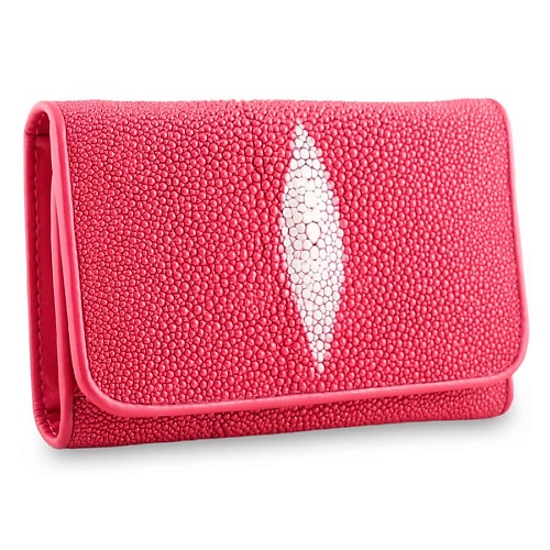 EXOTIC LEATHER GENUINE PREMIUM ACCESSORIES Необычный женский кошелек из кожи морского ската