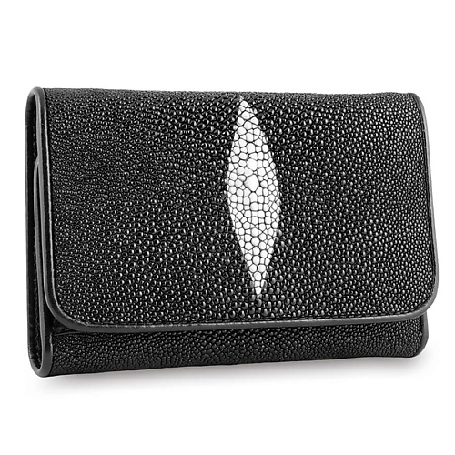 EXOTIC LEATHER GENUINE PREMIUM ACCESSORIES Модный женский кошелек из настоящей кожи морского ската