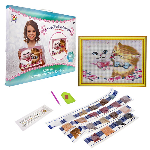 1TOY Алмазная мозаика Котята