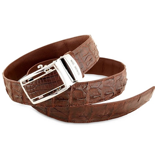 EXOTIC LEATHER GENUINE PREMIUM ACCESSORIES Мужской ремень из натуральной крокодиловой кожи