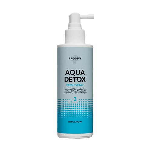 PRODIVA Спрей для жирной кожи головы Aqua Detox Fresh Spray 150
