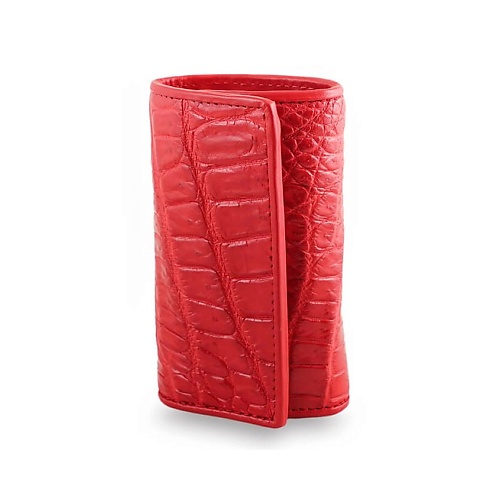 EXOTIC LEATHER GENUINE PREMIUM ACCESSORIES Небольшая стильная ключница из натуральной кожи крокодила