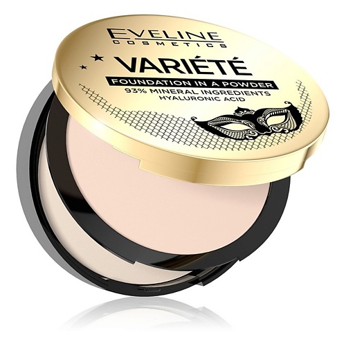 EVELINE Пудра компактная для лица VARIETE минеральная 8