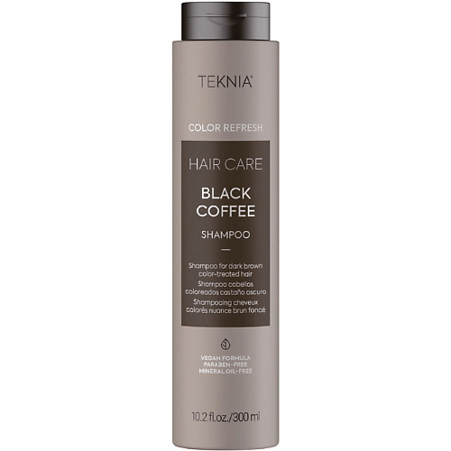 LAKME Шампунь для обновления цвета тёмно-коричневых оттенков волос Teknia Color Refresh Black Coffee Shampoo for Dark Brown Color – Treated Hair 300