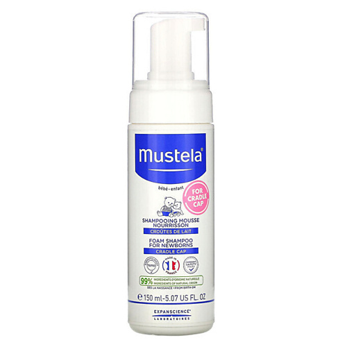 MUSTELA Шампунь-пена Shampoo for Newborns 150
