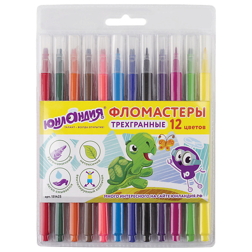 ЮНЛАНДИЯ Фломастеры Зоопарк