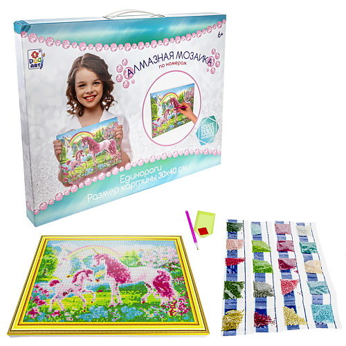 1TOY Алмазная мозаика Единороги
