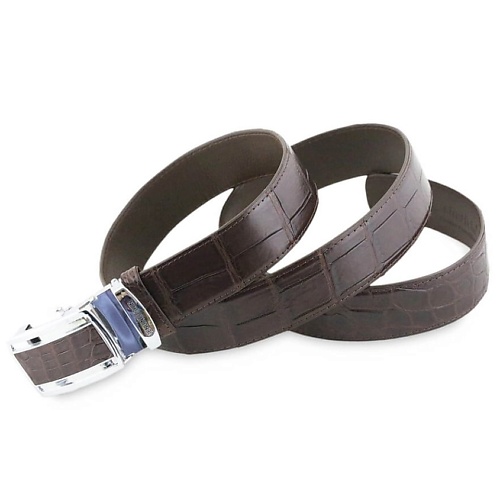 EXOTIC LEATHER GENUINE PREMIUM ACCESSORIES Модный мужской ремень из настоящей кожи с брюха крокодила